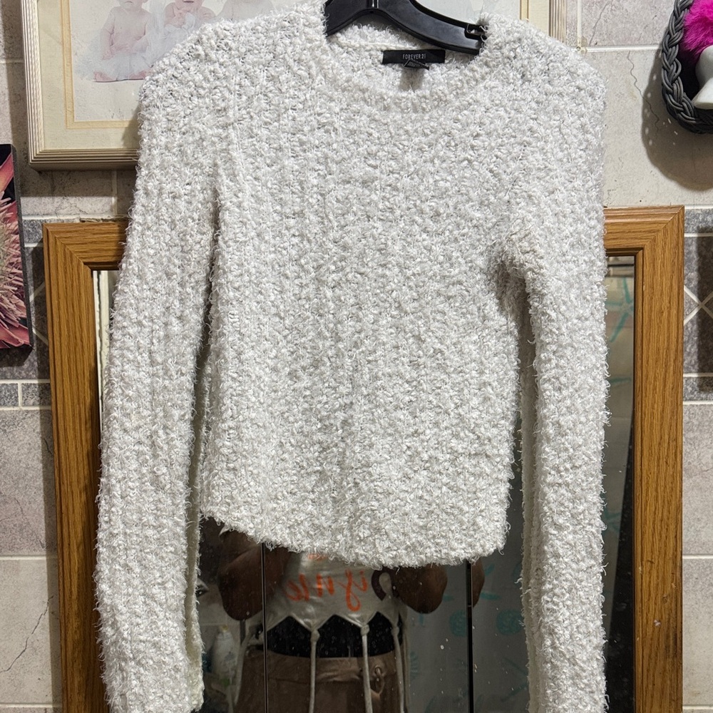 Forever 21 fuzzy sweater